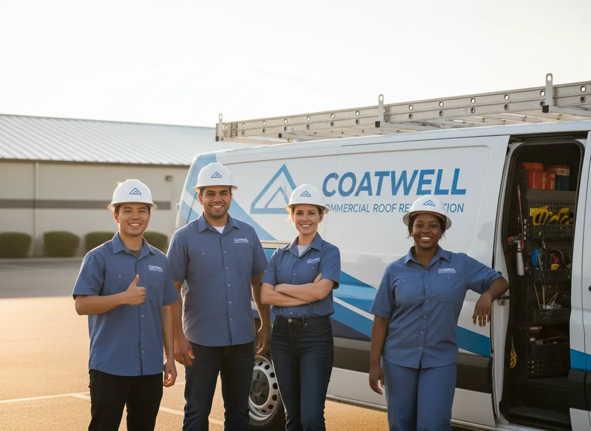 Commercial roof coating company in Fairmount, GA